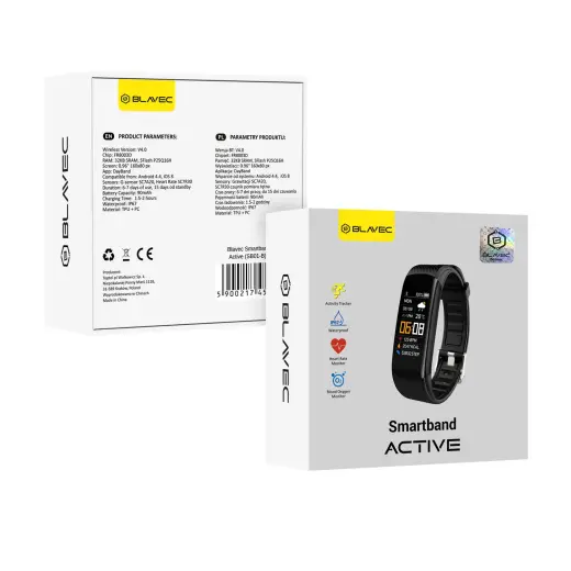 Blavec Smartband SB01 Active (SB01-B) black Фото num