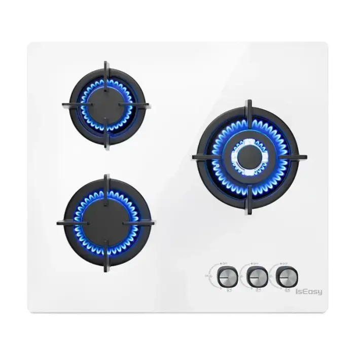 ISEASY MGBG-603 gas hob, 3 burners (white) Foto 2