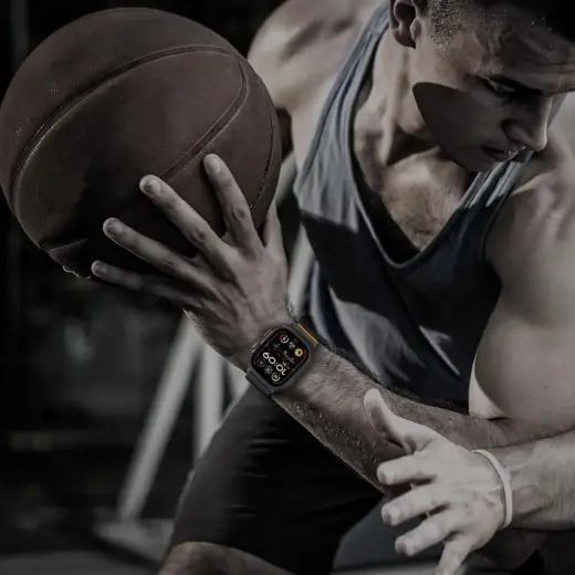 TECH-PROTECT NYLON SLIP APPLE WATCH 6 | 7 | 8 | 9 | 10 | SE | ULTRA 1 | 2 (44 | 45 | 46 | 49 MM) BLACK Foto 7