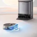 UWANT U200 Pro Robot Vacuum Cleaner with Mop Function + Charging|Cleaning Station - Gray Фото num