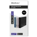 Qoltec Aluminium Enclosure | SSD HDD 2.5'' drive | SATA | USB 3.0 | Super speed 5Gb/s | 2TB | Black Foto 10