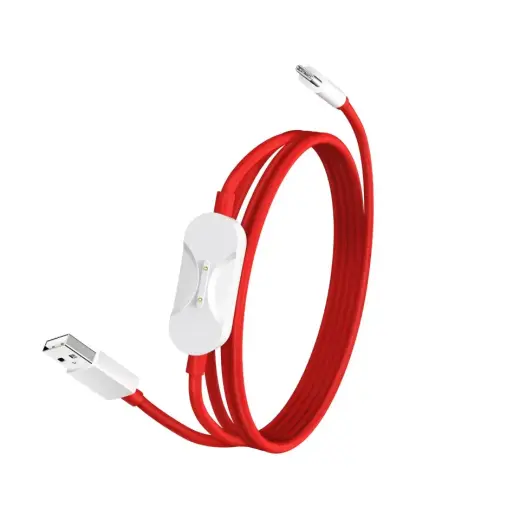 OnePlus SUPERVOOC 2in1 Charge Data Cable 8A 1,2m Red