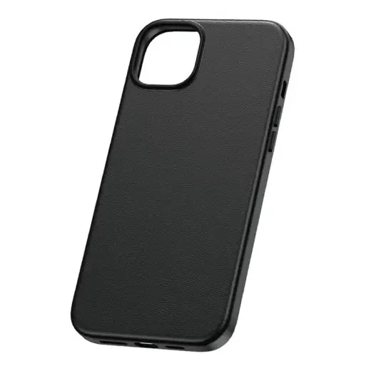 Phone Case for iPhone 15 ProMax Baseus Fauxther Series (Black) Foto 2