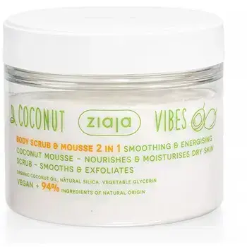 Ziaja Coconut y Orange Vibes Exfoliante Corporal y Mousse 2 En 1 270ml