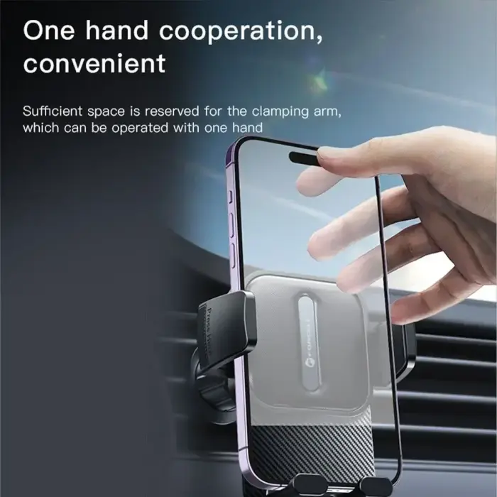 Car phone holder Forcell F-Grip Guardian AV air vent black Photo