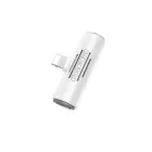 Borofone Adapter BV7 Audio - Lightning to Lightning + jack 3,5mm - white Photo