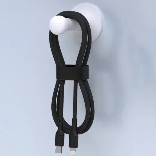 Dudao L9X провод для передачи данных и зарядки | USB-C на Lightning | 30W | 2m | черный Фото num