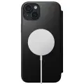Nomad Modern Leather Folio case for iPhone 15 Plus 6,7" black Фото num
