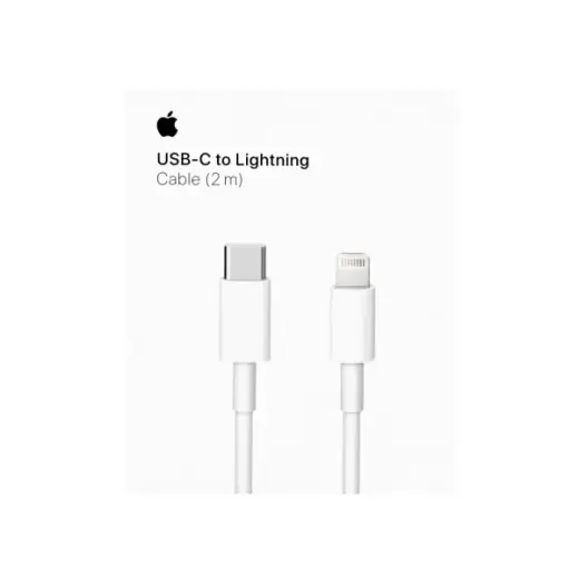 Apple MQGH2ZM | A datu pārraides un uzlādes vads | USB-C uz Lightning | 2m | balts Foto 1