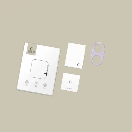 OSŁONA APARATU TECH-PROTECT CAMALLOY FIT+ IPHONE 17 LAVENDER Foto 5