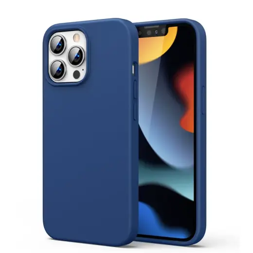 Ugreen Protective Silicone Case rubber flexible silicone case cover for iPhone 13 Pro blue Foto 1