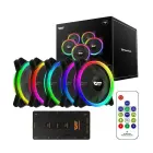 Computer Fan Set ARGB Darkflash DR12 Pro 5in1 120x120 (black) Foto 1