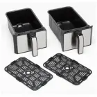 Kenwood Airfryer HFM20 000MB Kenwood000MB Kenwood 000MB kHealthy Twin 2x4L black silver (HFM20.000MB) Foto 3