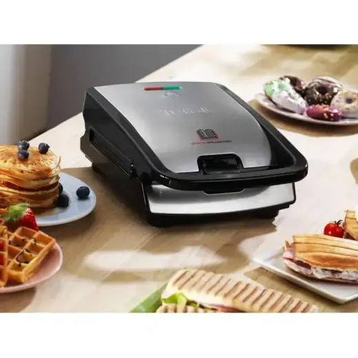 Tefal Sandwich-&Wafflemaker Sandwich&Wafflemaker Snack Collection black Schwarz (SW852D) Foto 3