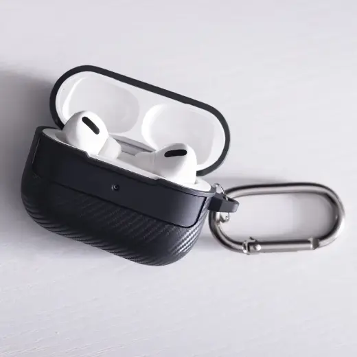 Carbon case for Airpods Pro black Foto 8