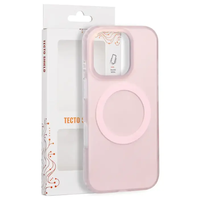 Tecto Shield Mistiq Mag case for iPhone 16 Pro 6,3" pink