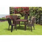 Garden table Melody Quartet brown — Photo 2