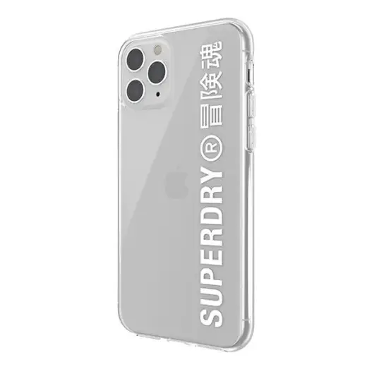 SuperDry Snap iPhone 11 Pro Max Clear Ca se biały|white 41580 Foto 5