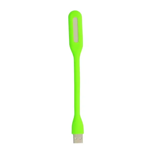 Mini LED Lamp Silicone USB Green Foto 2