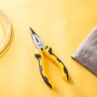 Garās knaibles 6" Deli Tools EDL2106 (dzeltenas) Foto 4