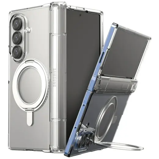Etui Araree Nukin 360 S MagSafe Qi2  Kickstand for Samsung Galaxy Z Fold7 transparent Фото num