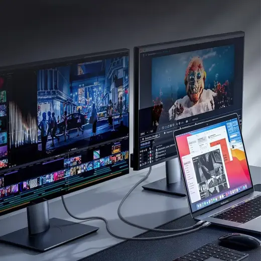 Wozinsky WPS-UY42S USB-C Thunderbolt 4 Cable 240W 2m 4K - Black Foto 10