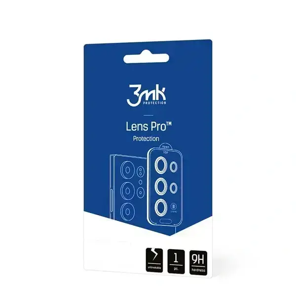 3mk Lens Protection Pro kameras aizsargstikls telefonam iPhone Duo melns