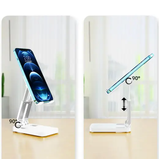 Folding phone stand for tablet (K15) - white Foto 5