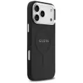 Guess PU Saffiano MagSafe Case for iPhone 17 Pro Max Black — Photo 4