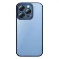Baseus Glitter Transparent Case and Tempered Glass set for iPhone 14 Pro Max (blue) Photo