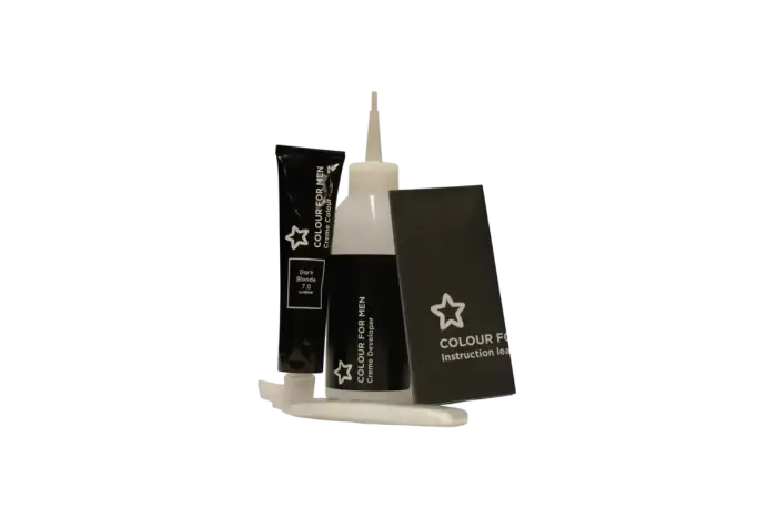 Superdrug, Colour For Men, Ammonia-Free, Semi-Permanent Hair Dye, 7.0 Dark Blonde, 30 ml *Tester