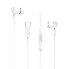 XO wired earphones EP81 USB-C white — Foto 1