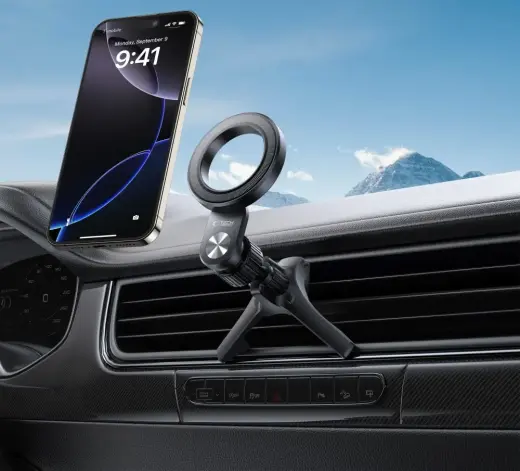 TECH-PROTECT N53 MAGNETIC MAGSAFE STABLE VENT CAR MOUNT BLACK Photo
