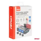 Extension socket with voltmeter AMIO-03782 — Photo 8