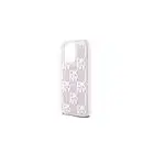 DKNY Liquid Glitter Checkered Pattern Case for iPhone 15 Pro Max Pink — Foto 8