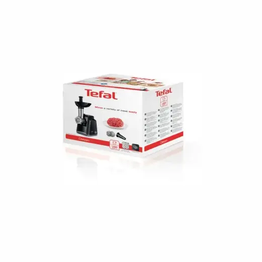TEFAL gaļas mašīna,1400W, līdz 1,7kg/min ,melna-sudraba Фото num