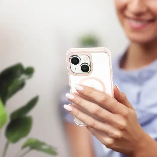 Dux Ducis Clin2 case for iPhone 14 Plus magnetic MagSafe cover pink Foto 6