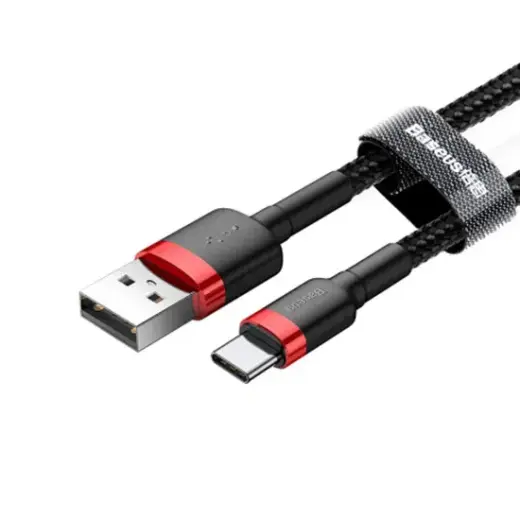 Baseus Cafule CATKLF-U91 USB-C charging cable 3A | PD | QC 3.0 | 300 cm black Photo