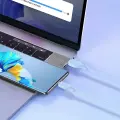 Baseus Pudding провод для передачи данных и зарядки | USB-A на USB-C | 100W | 2m | синий Фото num
