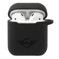 Mini MIACA2SLTBK AirPods cover czarny|black hard case Silicone Collection Фото num