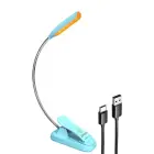 Wireless lamp Glocusent mini GLCSNTBL103B clip-on book light, USB-C Blue Foto 2