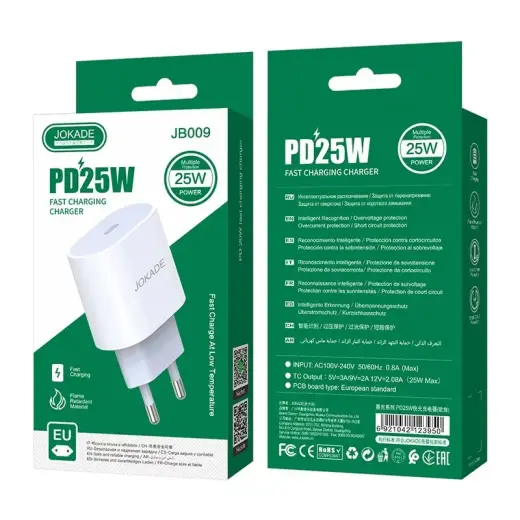 Jokade JB009 зарядное устройство | 25W | PD | USB-C | белое Фото num