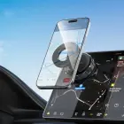 Borofone Car holder BH140 Gloria vacuum, magnetic to windshield black Foto 8