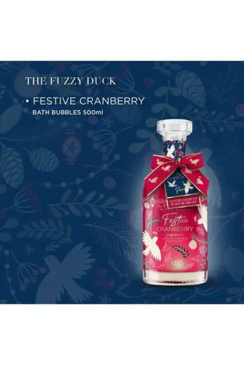 Debenhams the Fuzzy Duck Winter Wonderland Light up Bath Bubbles Decanter Gift Photo