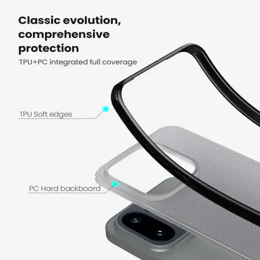Nillkin Super Frosted PRO Back Cover for  OnePlus 15 Transparent Black Foto 3