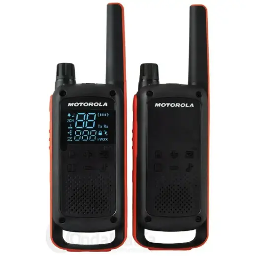 Set Walkie Talkie Motorola Talkabout T82 2pcs black Photo