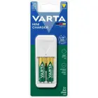 VARTA MINI CHARGER 57656 + 2 x rechargeable battery R6 (AA) 2100mAh Photo