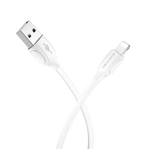 Borofone Cable BX19 Benefit - USB to Lightning - 2,4A 1 metre white Photo