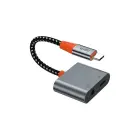 WiWU - Audio adapter LT10 Typ C to Typ C + 3.5mm Фото num