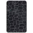 Bathroom mat 50x80 cm, dark grey stone pattern — Photo 2
